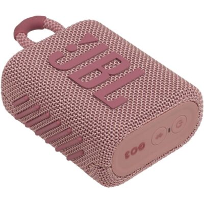 JBL Go 3 Portable Bluetooth Speaker (Pink)
