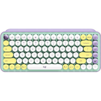 Logitech POP Keys Wireless Bluetooth Mechanical Emoji Keyboard (Daydream Mint)