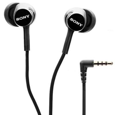 Sony MDR-EX155AP Wired in Ear Headphone with Mic