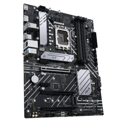 ASUS PRIME H670-PLUS D4 LGA 1700 (Intel 12th Gen) ATX Motherboard (PCIe 4.0, DDR4, 3xM.2 slots, 2.5Gb LAN, DP, HDMI, Aura Sync)