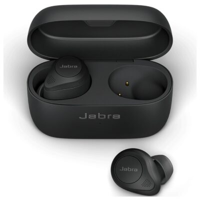 Jabra Elite 85t True Wireless Earbuds With Advanced Active Noise Cancellation And Wireless Charging Case - Black