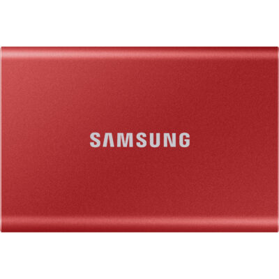 Samsung T7 USB 3.2 1TB Portable SSD (Red)