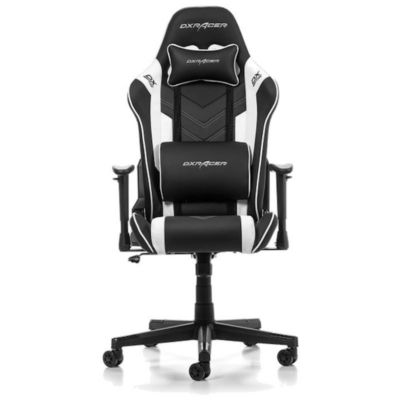 DXRacer Prince Series P132 Gaming Chair - Black/White