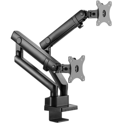 Twisted Minds Dual Monitors Aluminum Slim Spring-Assisted Monitor Arm