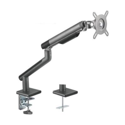 Twisted Minds Single Monitor Premium Aluminum Slim Spring-Assisted Monitor Arm - Black