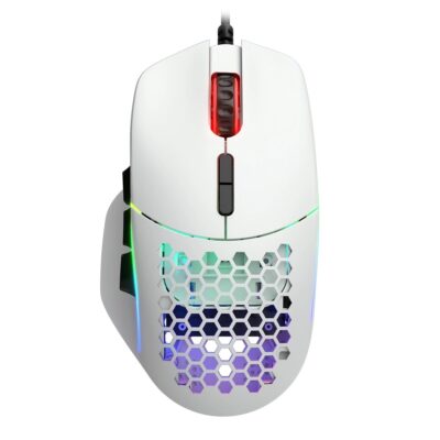 Glorious Model I Lightweight RGB MOBA & MMO Gaming Mouse (Matte White)