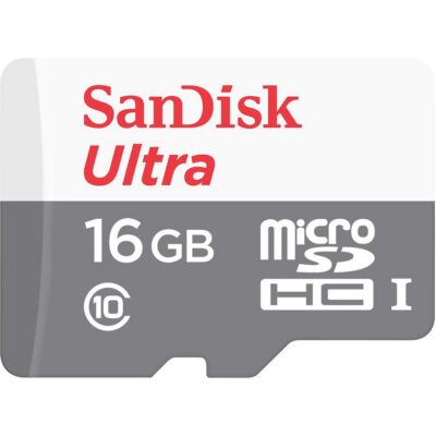 SanDisk Ultra 16GB 80MB/s UHS-I Class 10 Micro SDHC Card