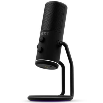 NZXT Capsule USB Cardioid Streaming Gaming & Podcasting Microphone - Matte Black