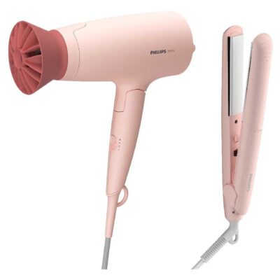 Philips 3000 Series Dryer & Straightener Hair Styling Set