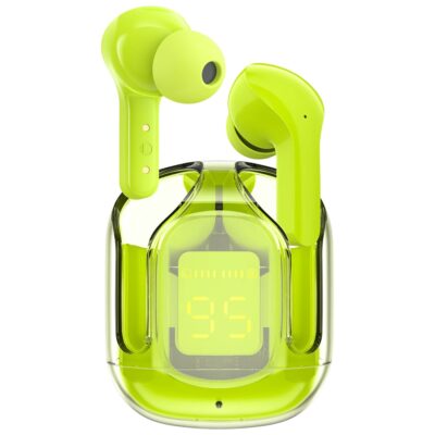 Acefast Crystal T6 True Wireless Earbuds (Youth Green)