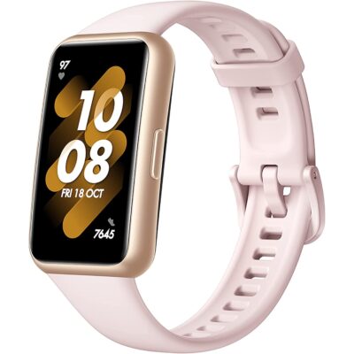 HUAWEI Band 7 Activity Tracker Smart Band up to 2 Weeks Battery Life with Blood Oxygen & Heart Rate Monitor - Multi Sport Fitness Tracker with Sleep tracking and Stress monitoring - Nebula Pink