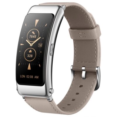 HUAWEI Talkband B6 Smart Band, Fitness Activities Tracker with 1.53-inch AMOLED colour screen, All-day Fitness Monitoring, Detachable Bluetooth Earphone, Sleep Monitoring Tracking, Camellia