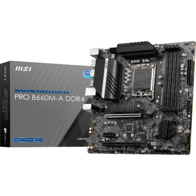 MSI PRO B660M-A DDR4 LGA 1700 M-ATX Motherboard