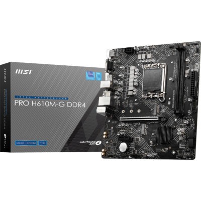 MSI PRO H610M-G DDR4 LGA 1700 Micro-ATX Motherboard