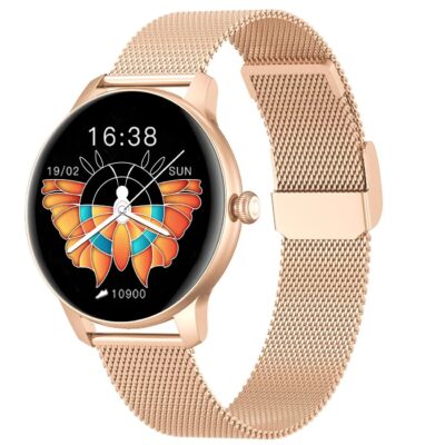 Kieslect L11 Lady Smart Watch With Metal Gold Band