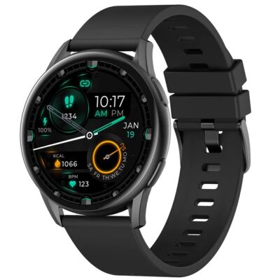 Kieslect K10 Semi AMOLED Smart Watch - Black