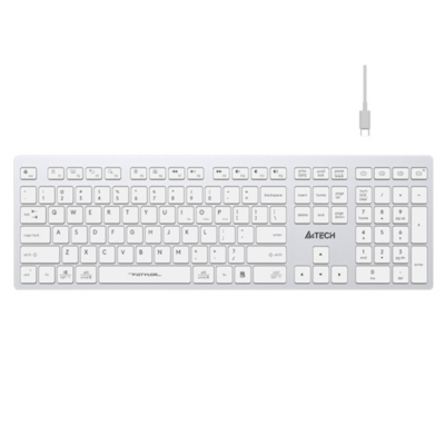 A4Tech FBX50C Bluetooth and 2.4G Wireless Keyboard - White