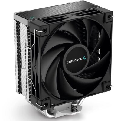 DeepCool AK400 with PWM 120mm Fan (1850RPM), 220W TDP 6mm x 4 Nickel Plated Copper Heat Pipes, Premium CPU Cooler