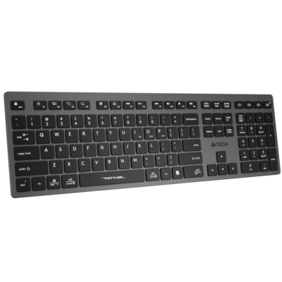 A4Tech FBX50C Bluetooth and 2.4G Wireless Keyboard - Grey