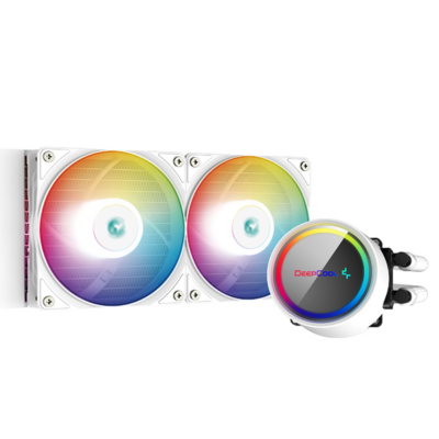 DeepCool GAMMAXX L240 ARGB CPU Liquid Cooler (White)