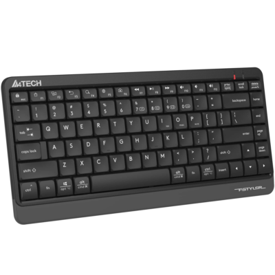 A4Tech FK11 Fstyler Sleek Multimedia Compact Keyboard - Grey