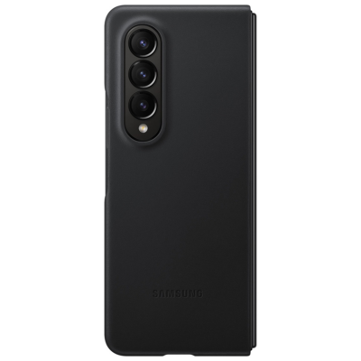 Samsung Galaxy Z Fold 4 Leather Cover - Black