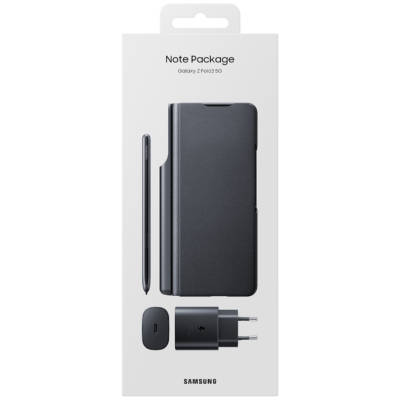 Samsung Galaxy Z Fold 3 Note Package - Black