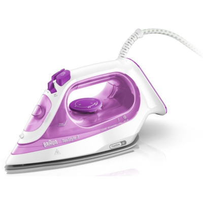 Braun SI 3031 TexStyle 3 Steam Iron Purple