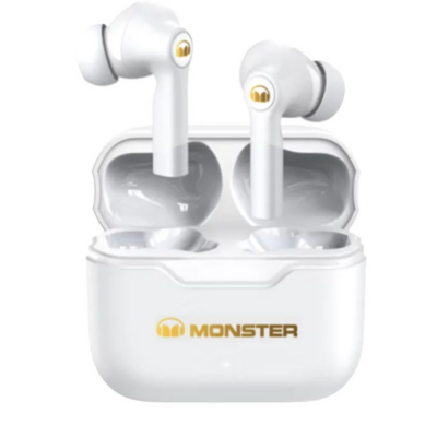 Lenovo MONSTER AIRMARS XKT02 True Wireless Bluetooth Earphones – White