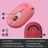Logitech POP Silent Wireless Bluetooth Mouse (Heartbreaker Rose) price in pakistan-eezepc-3