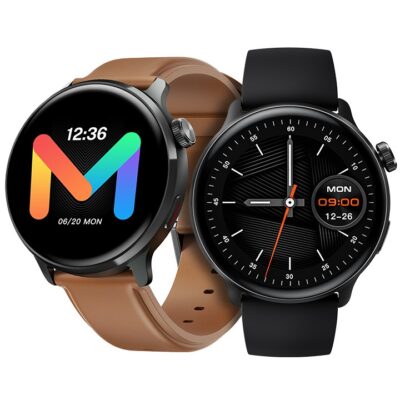 Mibro Watch Lite2 - Dual Strap (Black, Brown)