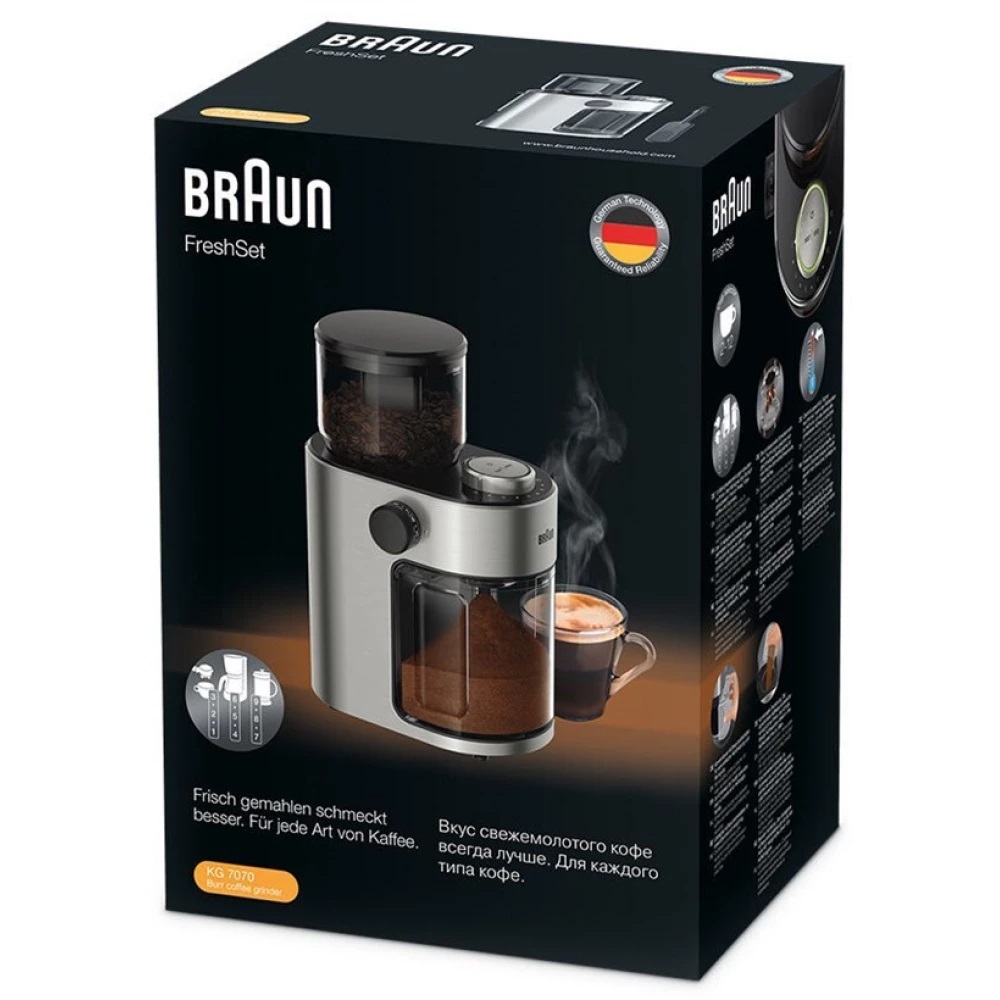 Braun KG 7070 Burr Coffee Grinder Fresh Set Pakistan