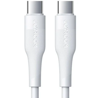 JOYROOM S-1230M3 1.2M Type-C to Type-C Fast Charging and Data Cable - White