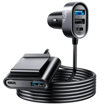 JOYROOM JR-CL05 5 Multi-Port (2 PD + 3 QC3.0) Fast Car Charger