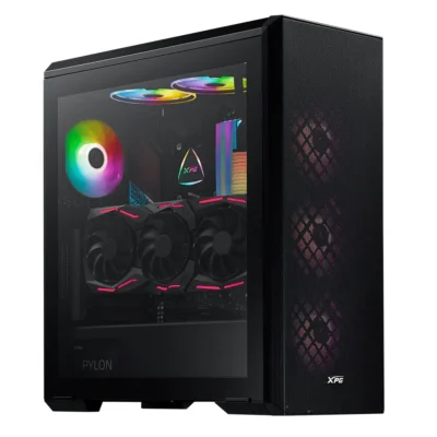 XPG DEFENDER Mid Tower PC Case – Black