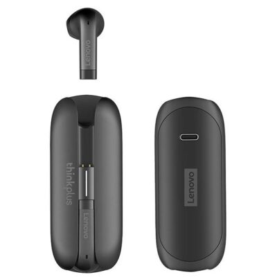 Lenovo TW60 Wireless Bluetooth Earbuds - (Black)