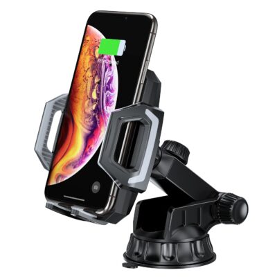 Choetech 15W Fast Wireless Car Charger – Black