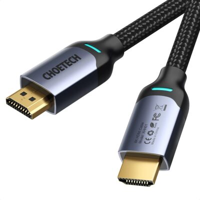 Choetech 8K HDMI to HDMI Nylon Braided Cable 2m – Black