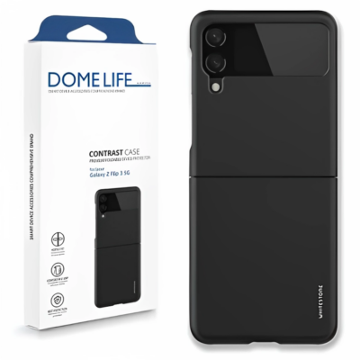 Whitestone Dome Case for Samsung Galaxy Z Flip 3 – Contrast Matte Black