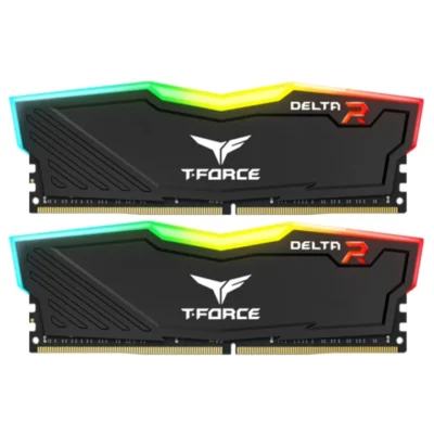 TEAMGROUP T-Force Delta RGB DDR4 16GB (2x8GB) 3600MHz Memory - Black