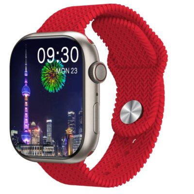 HK9 PRO Amoled Display Smartwatch - Red