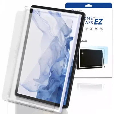 Whitestone Samsung Galaxy Tab S8 Tempered Glass Screen Protector with Installation Jig