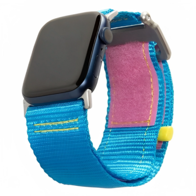 UAG Apple Watch Series 1-8 & SE/SE2 49/44/42/45mm Active Strap 80s - Blue/Pink