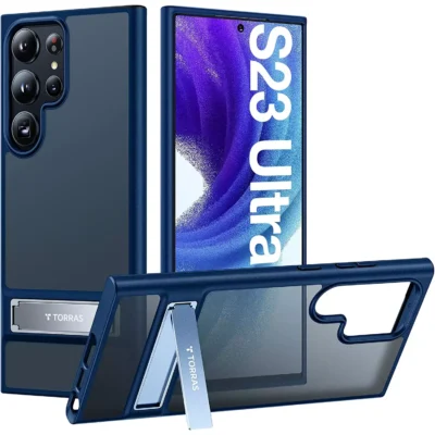 Torras Galaxy S23 Ultra MarsClimber Case - Dark Blue