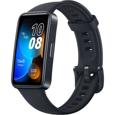 HUAWEI Band 8 Smart Band Ultra-thin Design, Scientific Sleeping Tracking, 2-week battery life, Compatible with Android & iOS, 24/7 Health Management - Black
