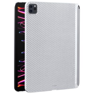 iPad Pro 12.9″ 2022 / 2021 Aramid Fiber Case MagEZ Case 2, Magic Keyboard Compatible Case Works with MagEZ Stand and MagEZ Folio – White Twill