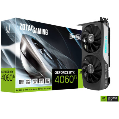 ZOTAC GeForce RTX 4060 Ti GAMING Twin Edge 8GB Graphics Card