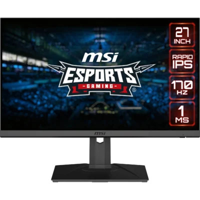 MSI G272QPF 27" 170Hz Rapid IPS QHD G-SYNC Compatible 2560x1440 (2K) Gaming Monitor