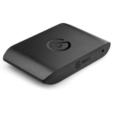 Elgato HD60 X 1080p60 HDR10 External Capture Card for PS5, PS4/Pro, Xbox Series X/S, Xbox One X/S, PC, and Mac - Black