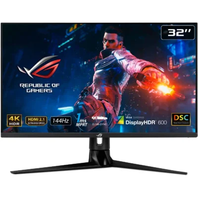 ASUS ROG Swift PG32UQ 32" 4K HDR 144Hz IPS 1ms G-SYNC Compatible Gaming Monitor